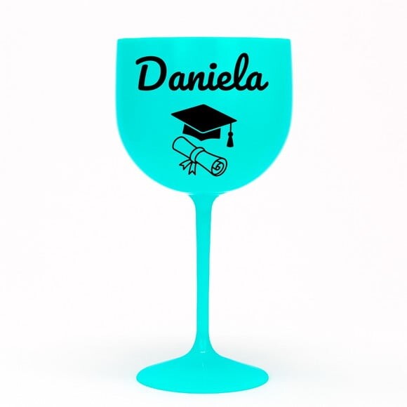 Taça Gin 580ml Formatura Personalizada com Nome Daniela