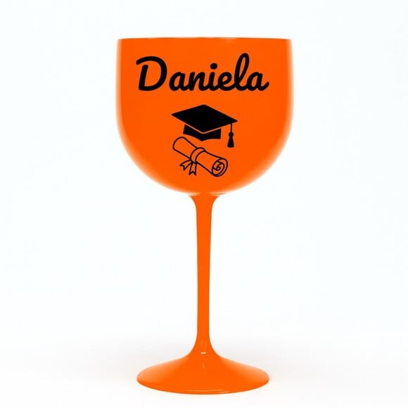 Taça Gin 580ml Formatura Personalizada com Nome Daniela