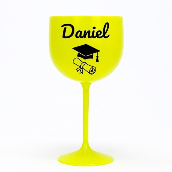 Taça Gin 580ml Formatura Personalizada com Nome Daniel