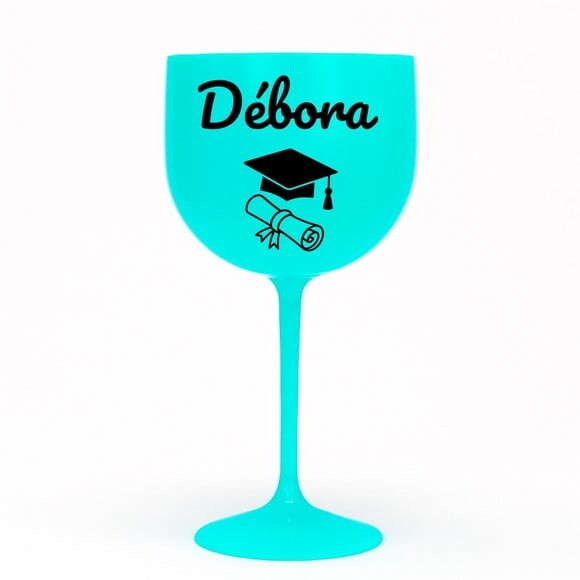 Taça Gin 580ml Formatura Personalizada com Nome Débora