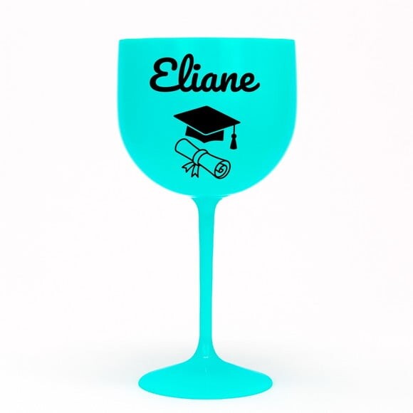 Taça Gin 580ml Formatura Personalizada com Nome Eliane
