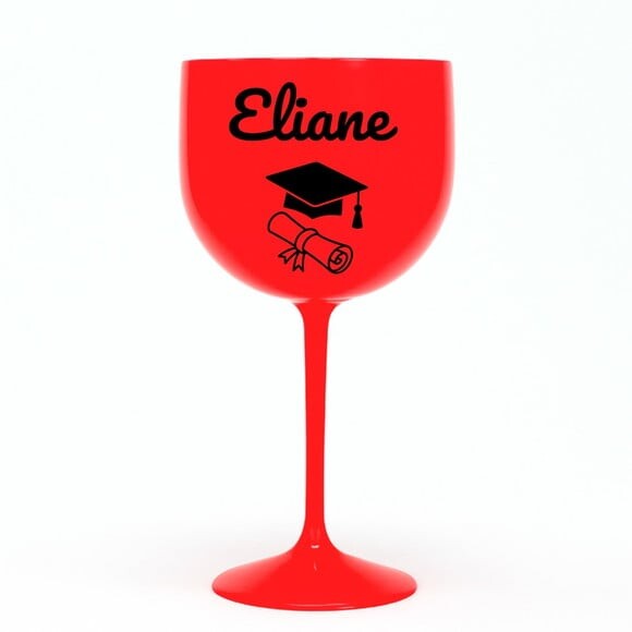 Taça Gin 580ml Formatura Personalizada com Nome Eliane