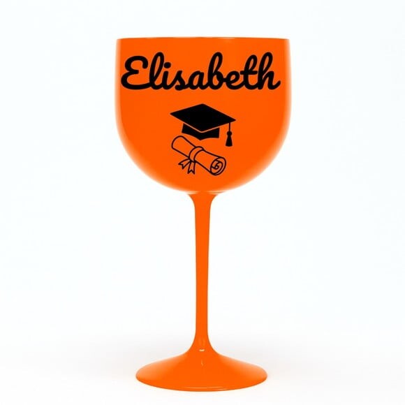 Taça Gin 580ml Formatura Personalizada com Nome Elisabeth