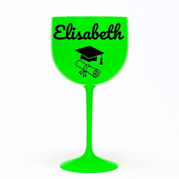 Taça Gin 580ml Formatura Personalizada com Nome Elisabeth
