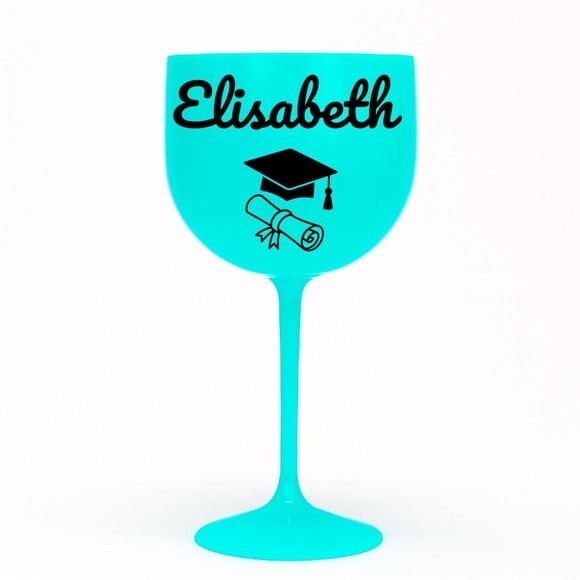 Taça Gin 580ml Formatura Personalizada com Nome Elisabeth
