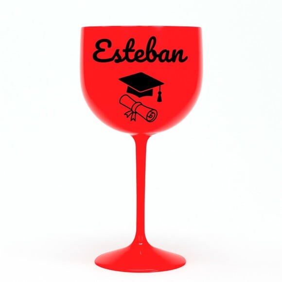 Taça Gin 580ml Formatura Personalizada com Nome Esteban