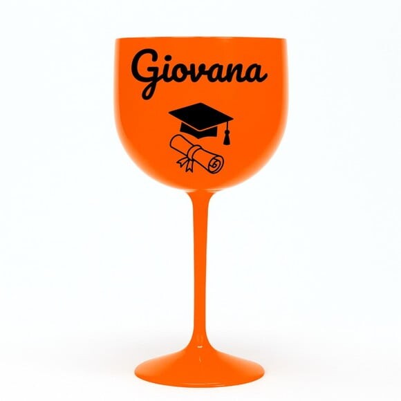 Taça Gin 580ml Formatura Personalizada com Nome Giovana