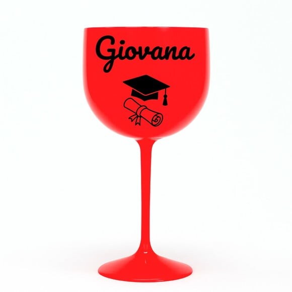 Taça Gin 580ml Formatura Personalizada com Nome Giovana