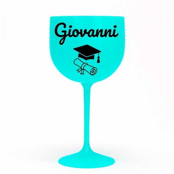 Taça Gin 580ml Formatura Personalizada com Nome Giovanni
