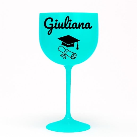 Taça Gin 580ml Formatura Personalizada com Nome Giuliana