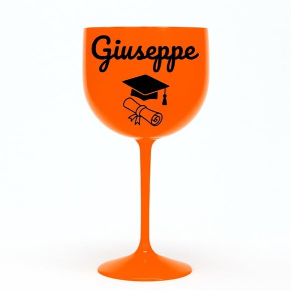Taça Gin 580ml Formatura Personalizada com Nome Giuseppe