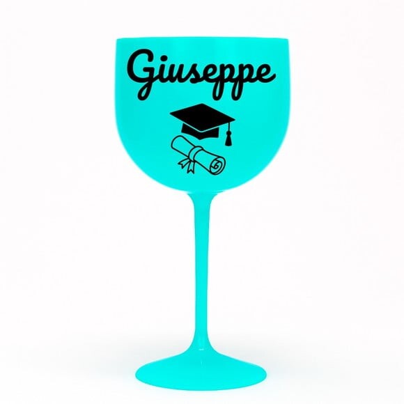 Taça Gin 580ml Formatura Personalizada com Nome Giuseppe