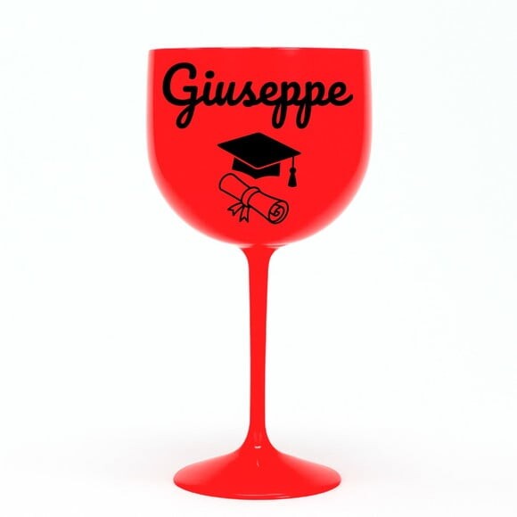 Taça Gin 580ml Formatura Personalizada com Nome Giuseppe