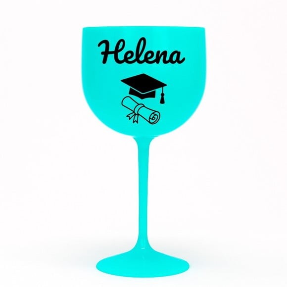 Taça Gin 580ml Formatura Personalizada com Nome Helena