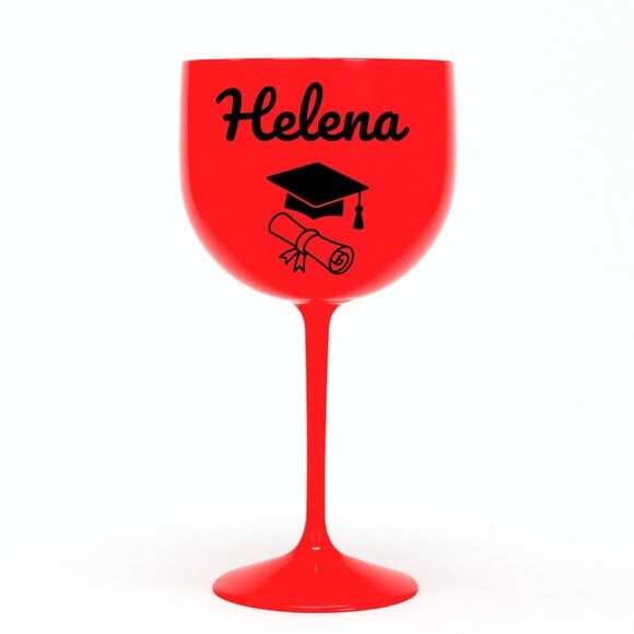Taça Gin 580ml Formatura Personalizada com Nome Helena