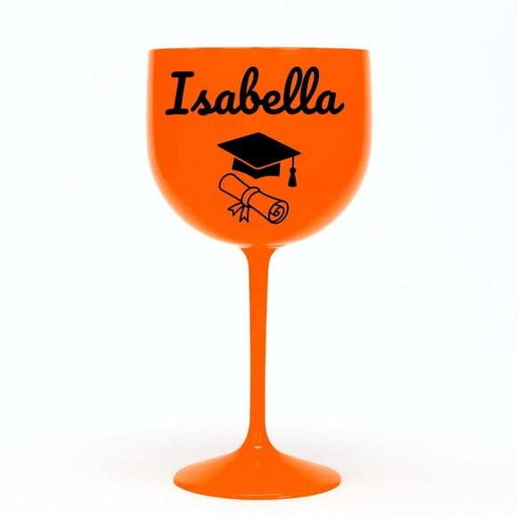 Taça Gin 580ml Formatura Personalizada com Nome Isabella