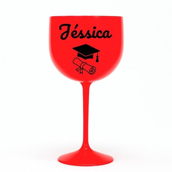 Taça Gin 580ml Formatura Personalizada com Nome Jéssica