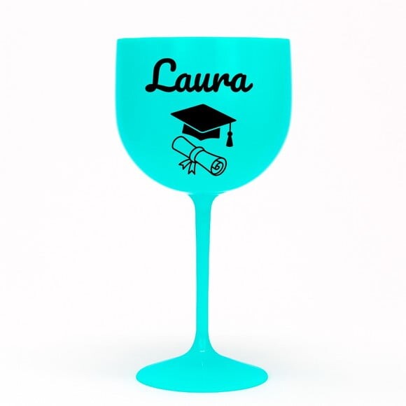 Taça Gin 580ml Formatura Personalizada com Nome Laura