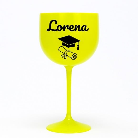 Taça Gin 580ml Formatura Personalizada com Nome Lorena