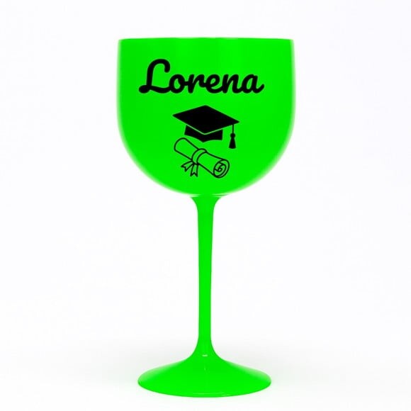 Taça Gin 580ml Formatura Personalizada com Nome Lorena