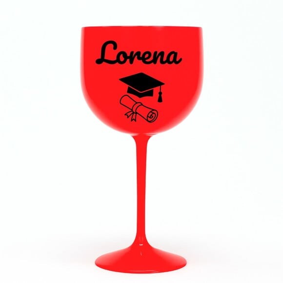 Taça Gin 580ml Formatura Personalizada com Nome Lorena