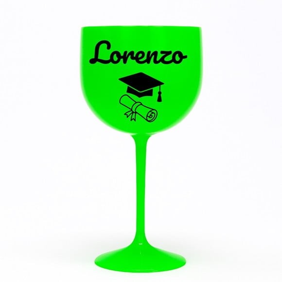 Taça Gin 580ml Formatura Personalizada com Nome Lorenzo