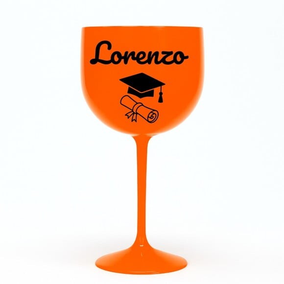 Taça Gin 580ml Formatura Personalizada com Nome Lorenzo