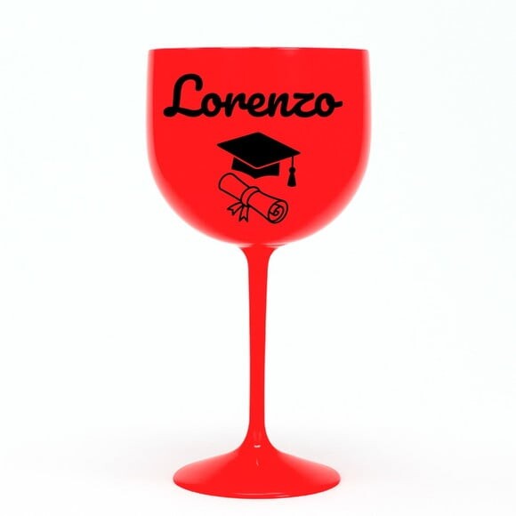 Taça Gin 580ml Formatura Personalizada com Nome Lorenzo