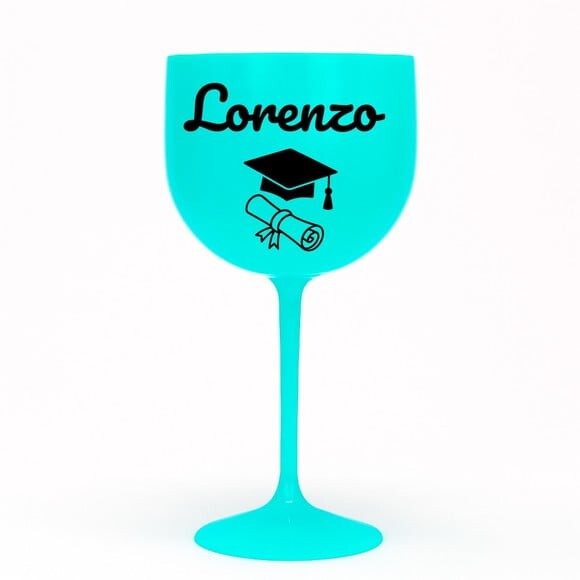 Taça Gin 580ml Formatura Personalizada com Nome Lorenzo