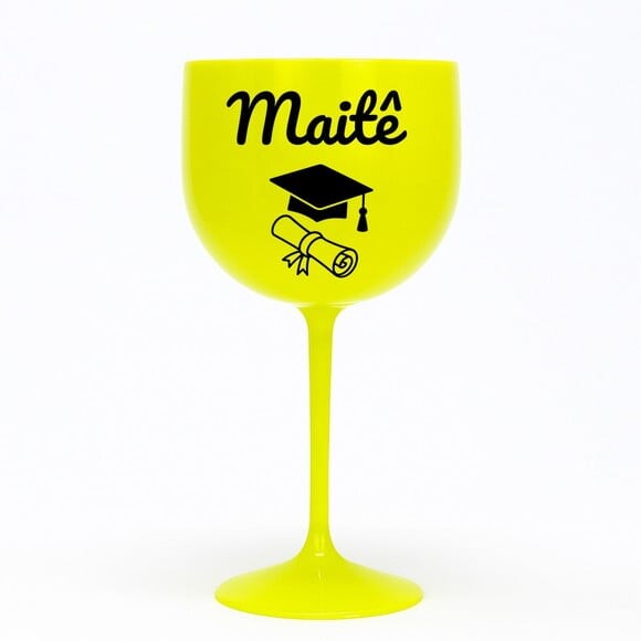 Taça Gin 580ml Formatura Personalizada com Nome Maitê