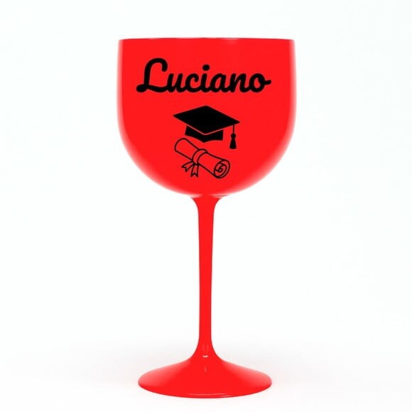 Taça Gin 580ml Formatura Personalizada com Nome Luciano