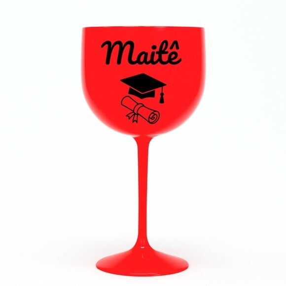 Taça Gin 580ml Formatura Personalizada com Nome Maitê