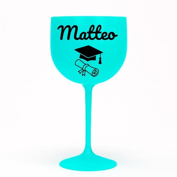 Taça Gin 580ml Formatura Personalizada com Nome Matteo