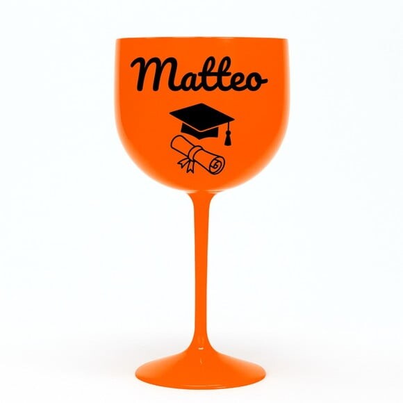 Taça Gin 580ml Formatura Personalizada com Nome Matteo
