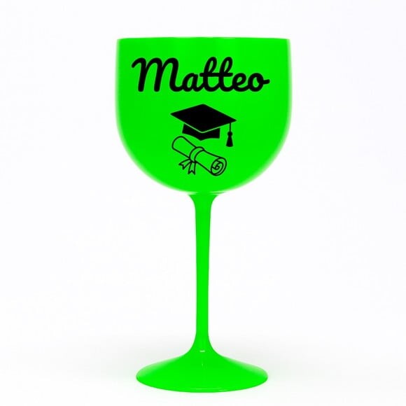 Taça Gin 580ml Formatura Personalizada com Nome Matteo