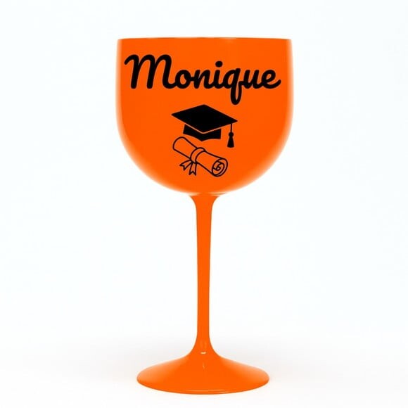 Taça Gin 580ml Formatura Personalizada com Nome Monique