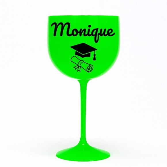 Taça Gin 580ml Formatura Personalizada com Nome Monique
