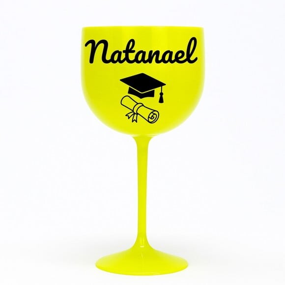 Taça Gin 580ml Formatura Personalizada com Nome Natanael