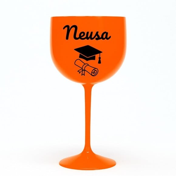 Taça Gin 580ml Formatura Personalizada com Nome Neusa