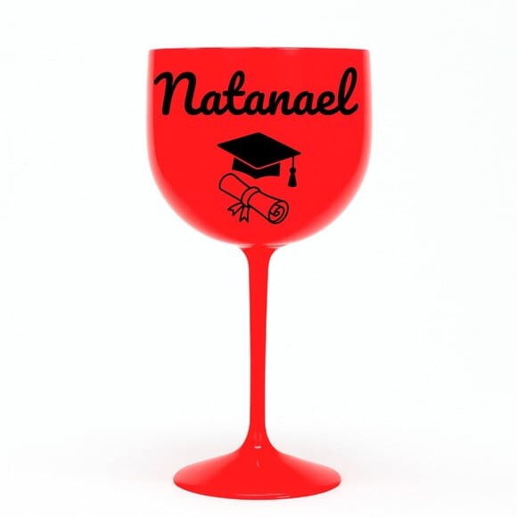 Taça Gin 580ml Formatura Personalizada com Nome Natanael