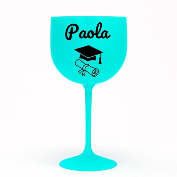 Taça Gin 580ml Formatura Personalizada com Nome Paola