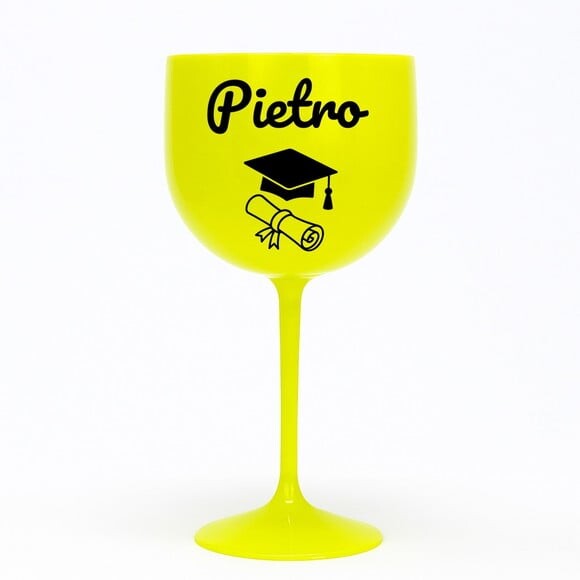 Taça Gin 580ml Formatura Personalizada com Nome Pietro