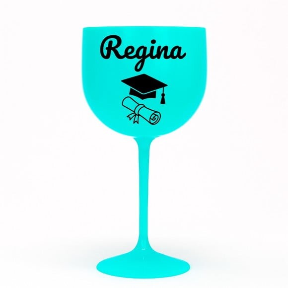 Taça Gin 580ml Formatura Personalizada com Nome Regina