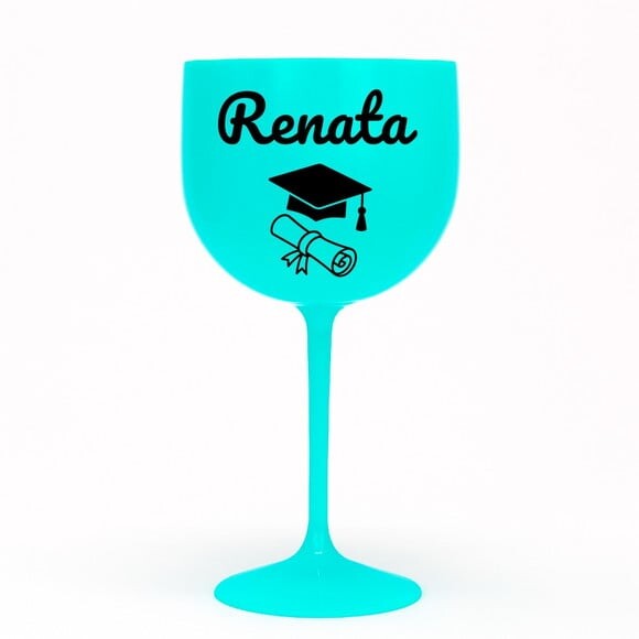Taça Gin 580ml Formatura Personalizada com Nome Renata