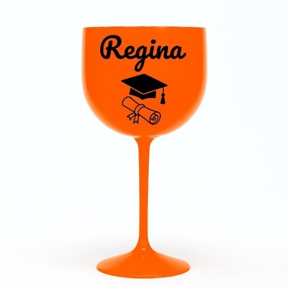 Taça Gin 580ml Formatura Personalizada com Nome Regina