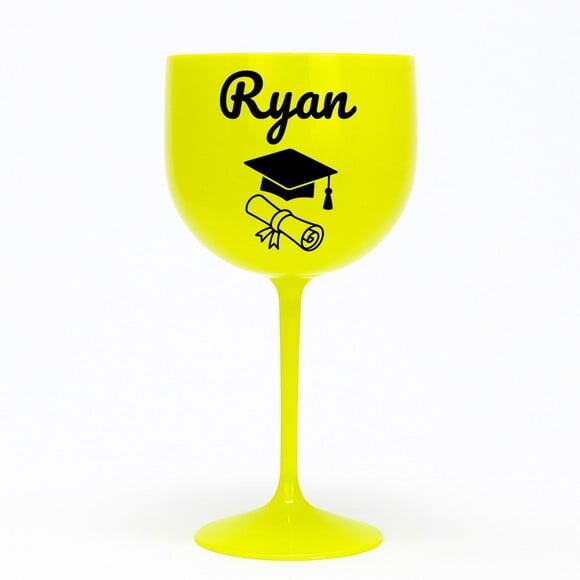 Taça Gin 580ml Formatura Personalizada com Nome Ryan