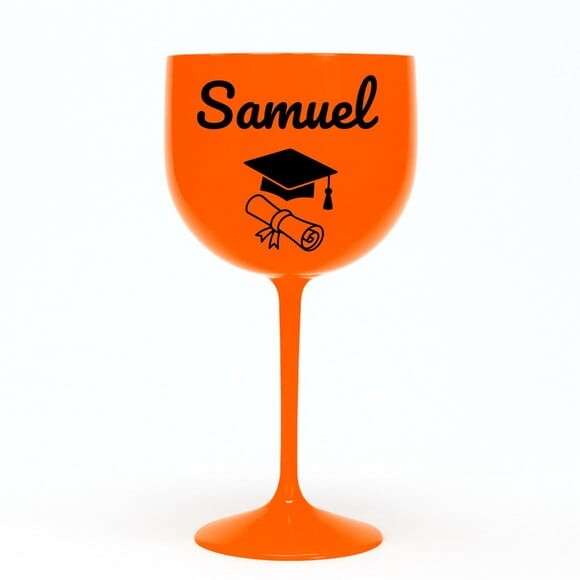 Taça Gin 580ml Formatura Personalizada com Nome Samuel