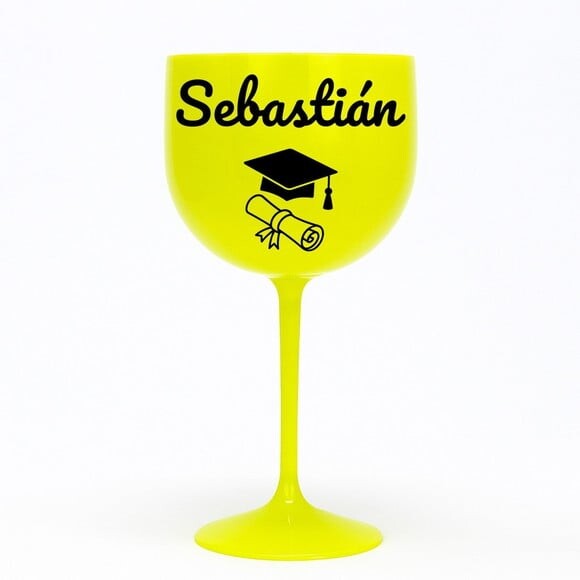 Taça Gin 580ml Formatura Personalizada com Nome Sebastián