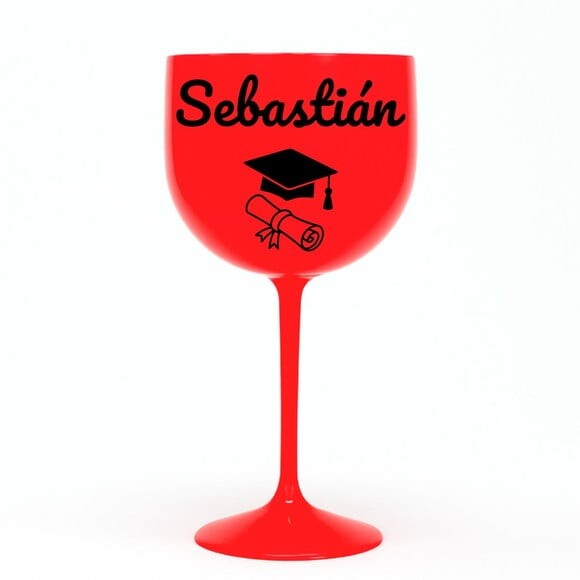 Taça Gin 580ml Formatura Personalizada com Nome Sebastián