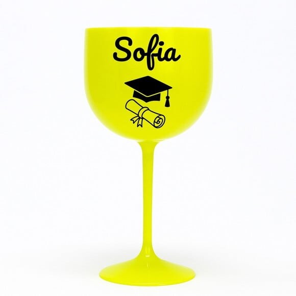 Taça Gin 580ml Formatura Personalizada com Nome Sofia